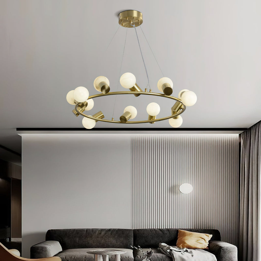 Radilum Raechelle Alabaster Chandelier
