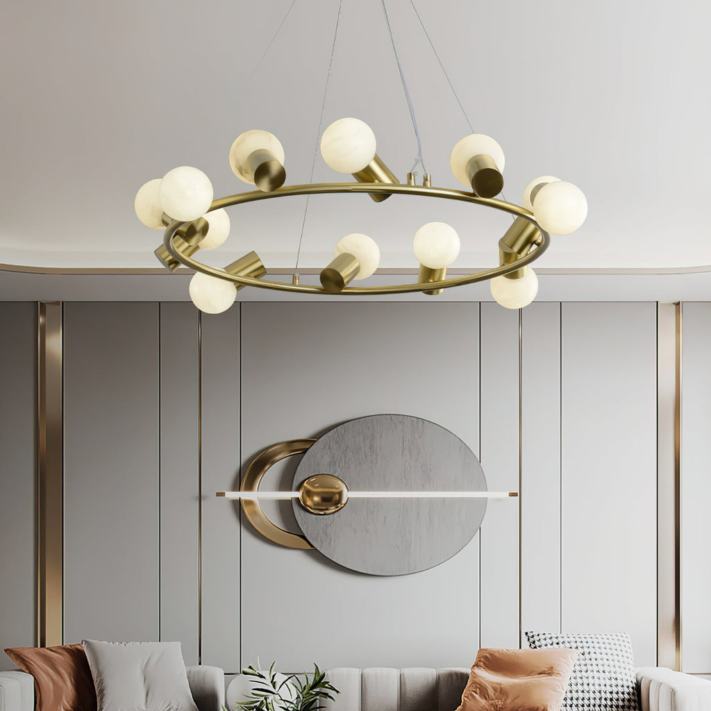 Radilum Raechelle Alabaster Chandelier