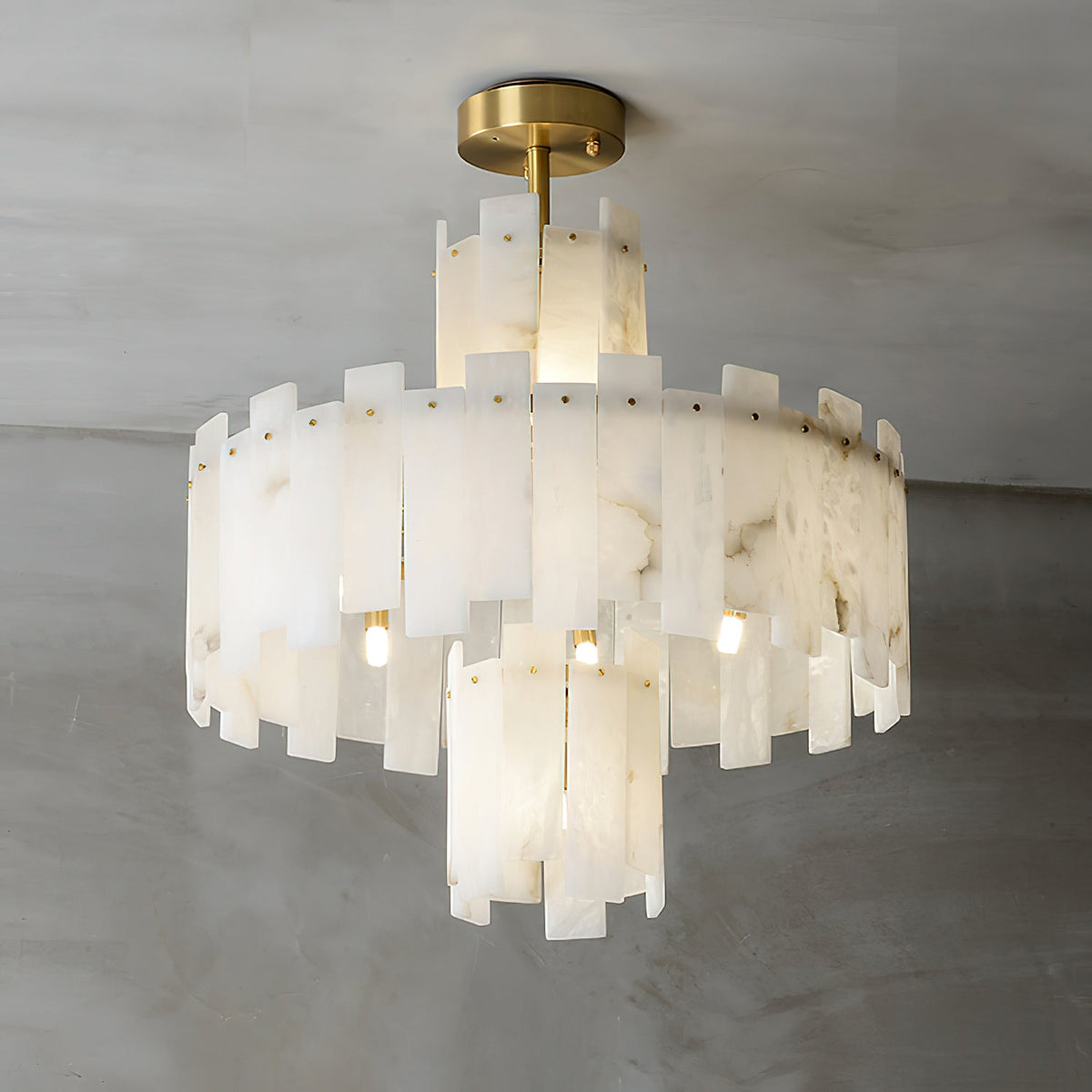 Radilum Regina Alabaster Chandelier