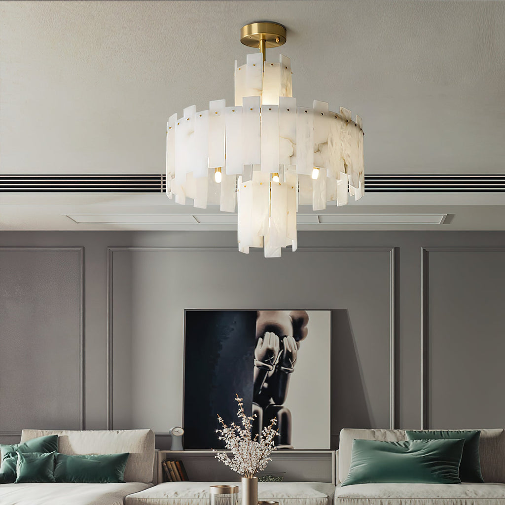 Radilum Regina Alabaster Chandelier