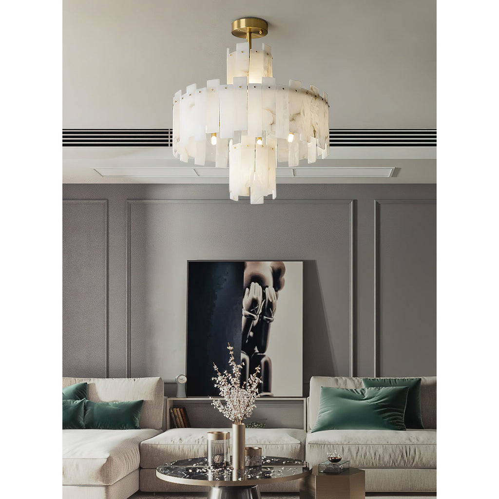 Radilum Regina Alabaster Chandelier