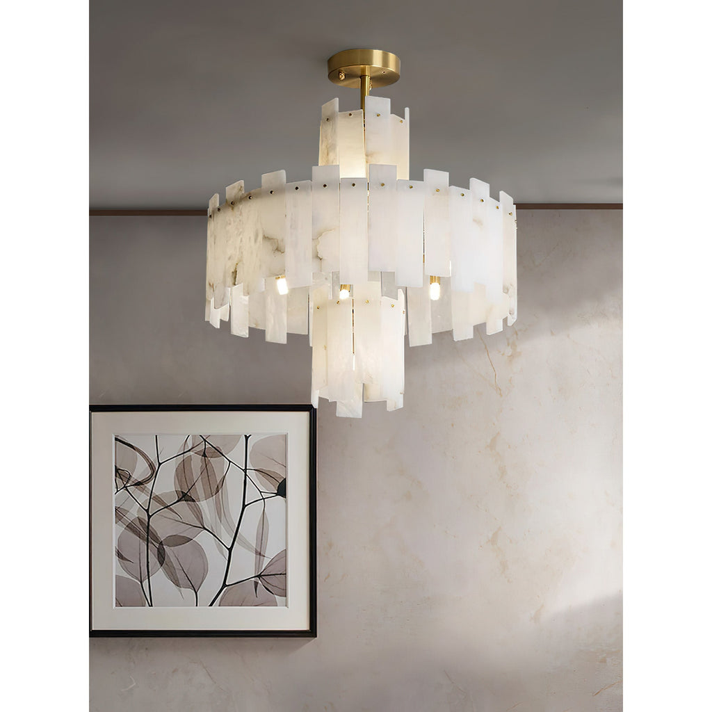 Radilum Regina Alabaster Chandelier
