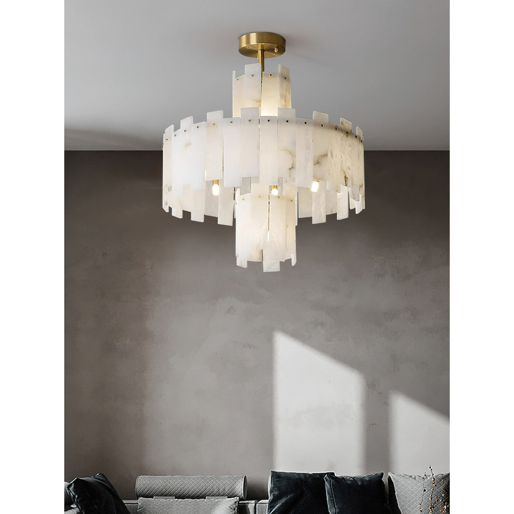 Radilum Regina Alabaster Chandelier