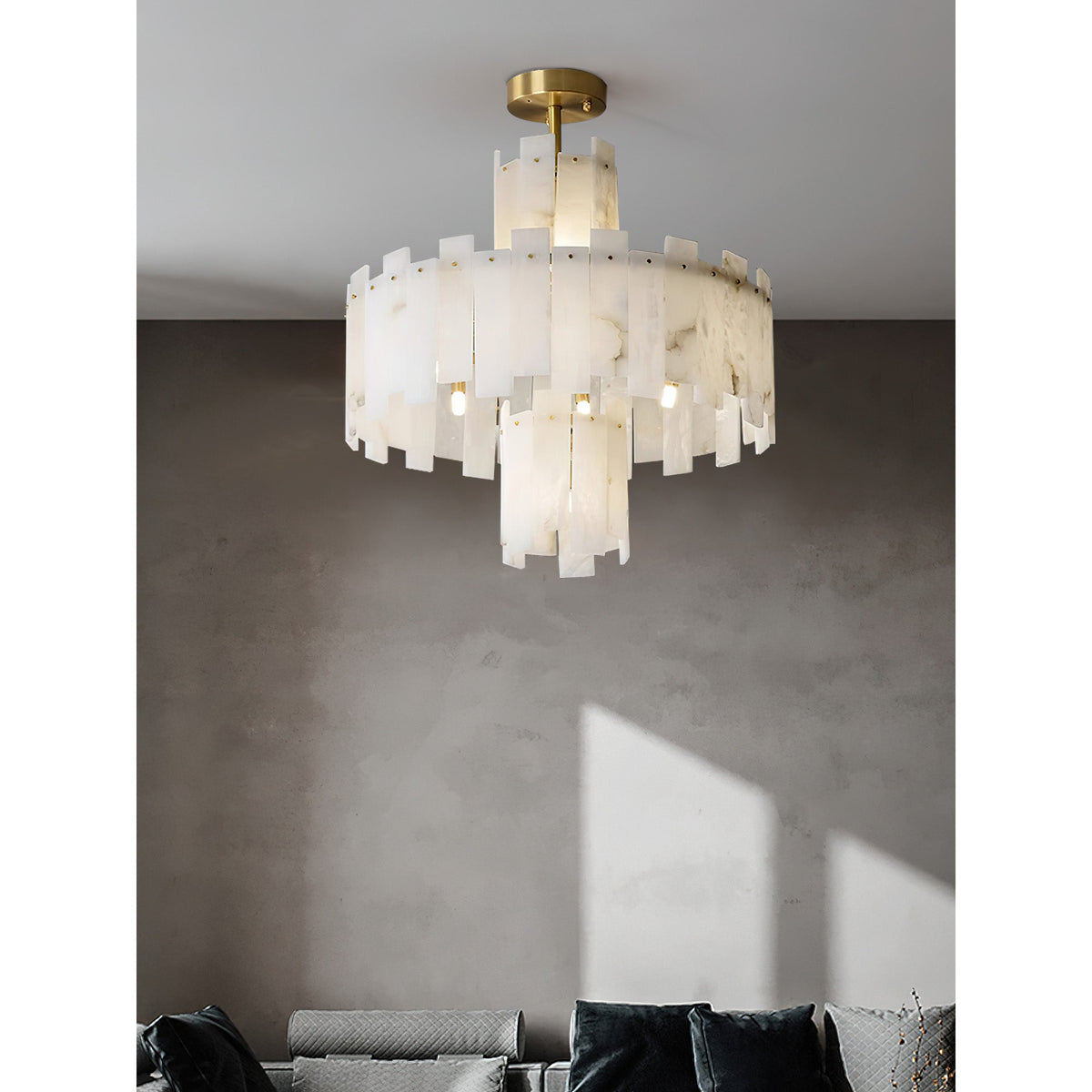 Radilum Regina Alabaster Chandelier