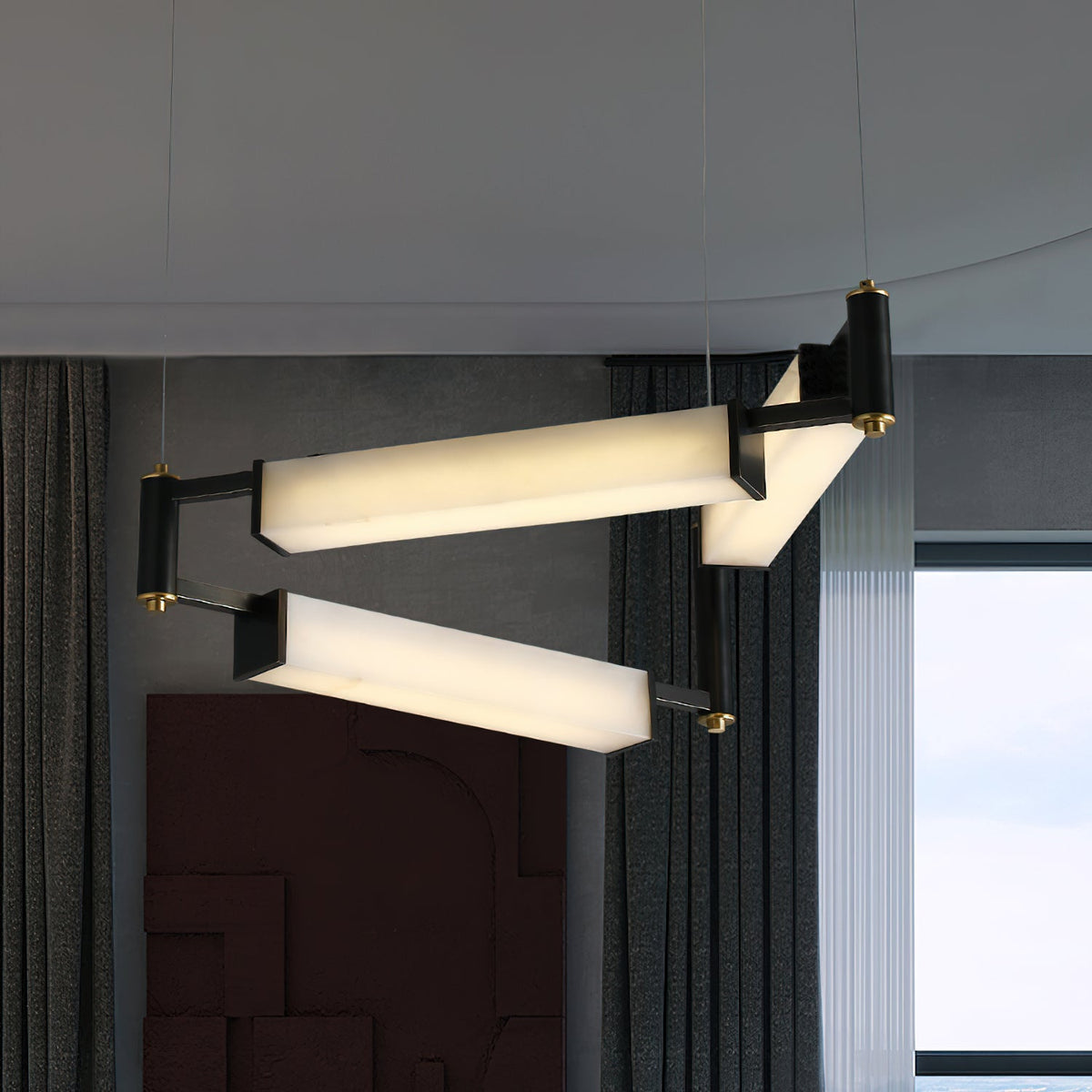 Radilum Resident Alabaster Chandelier