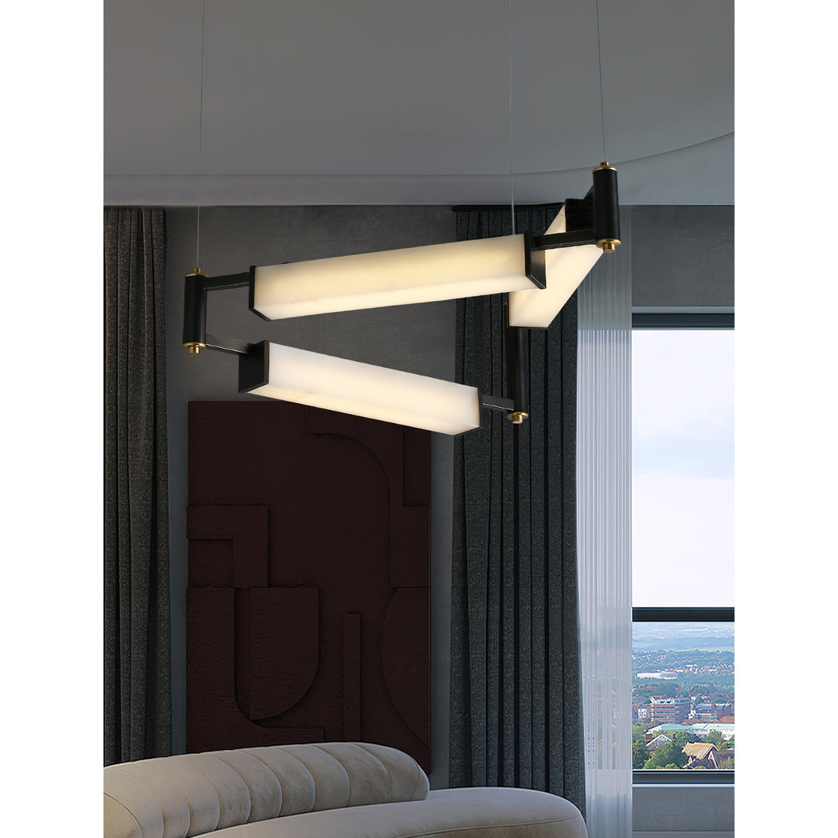 Radilum Resident Alabaster Chandelier
