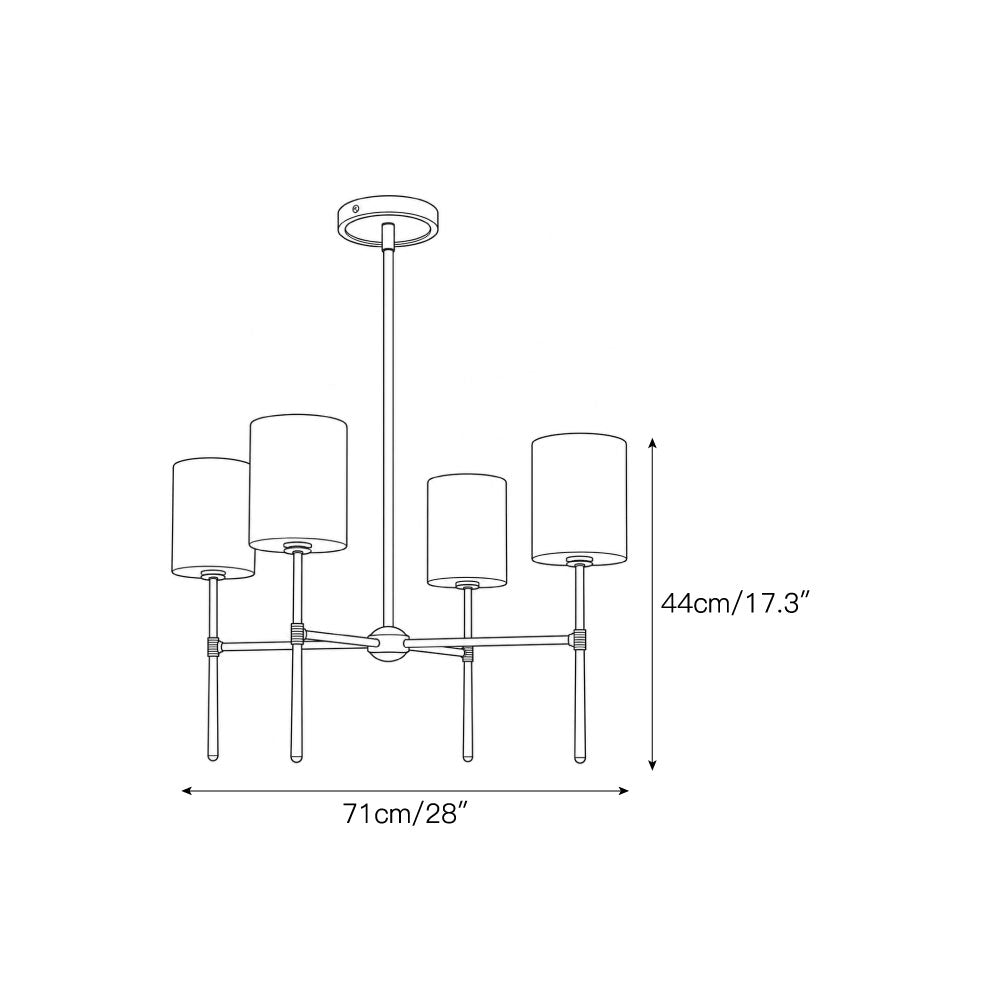 Radilum Rhodes Alabaster Chandelier