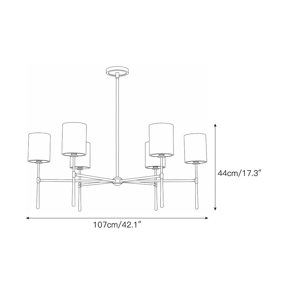 Radilum Rhodes Alabaster Chandelier