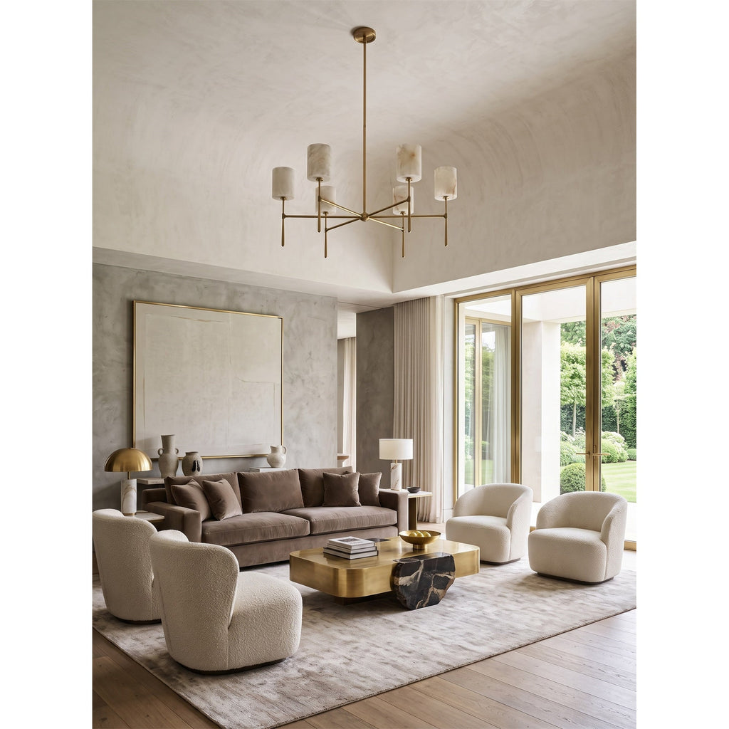 Radilum Rhodes Alabaster Chandelier