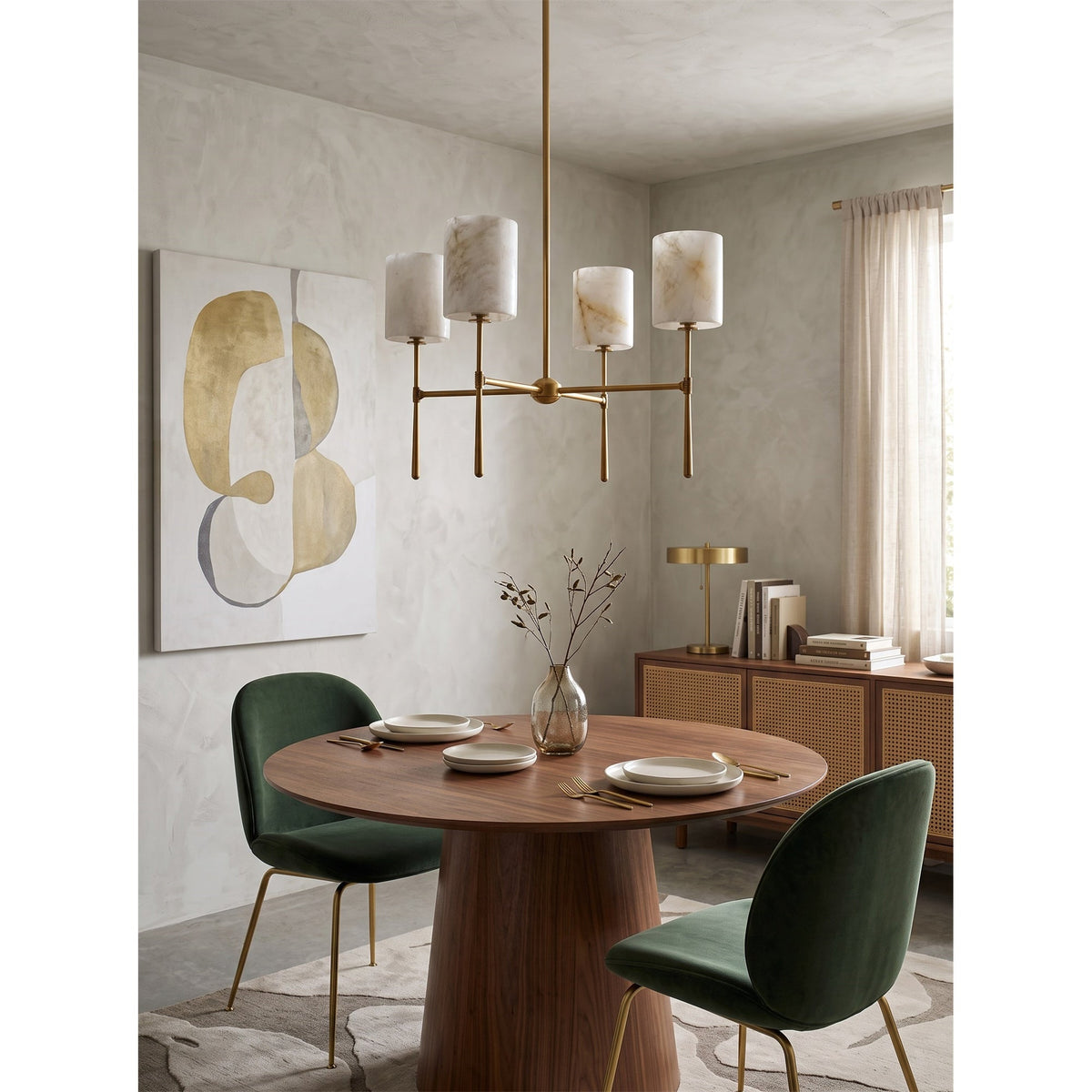 Radilum Rhodes Alabaster Chandelier