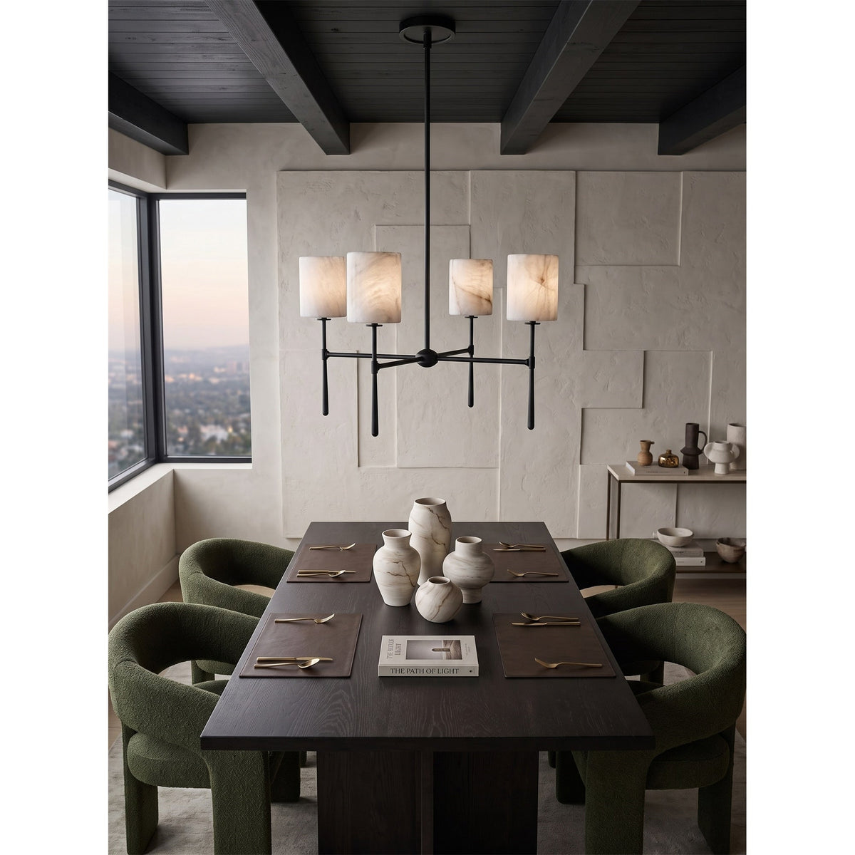 Radilum Rhodes Alabaster Chandelier