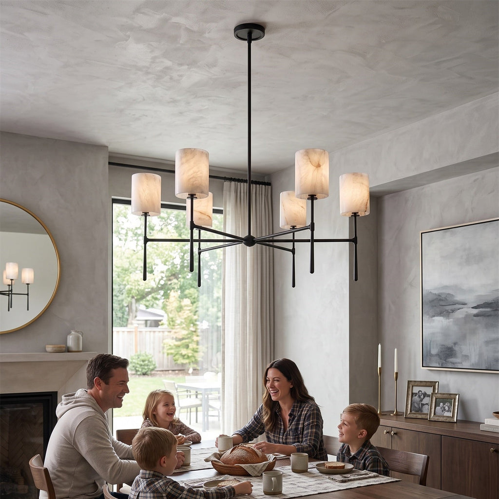 Radilum Rhodes Alabaster Chandelier