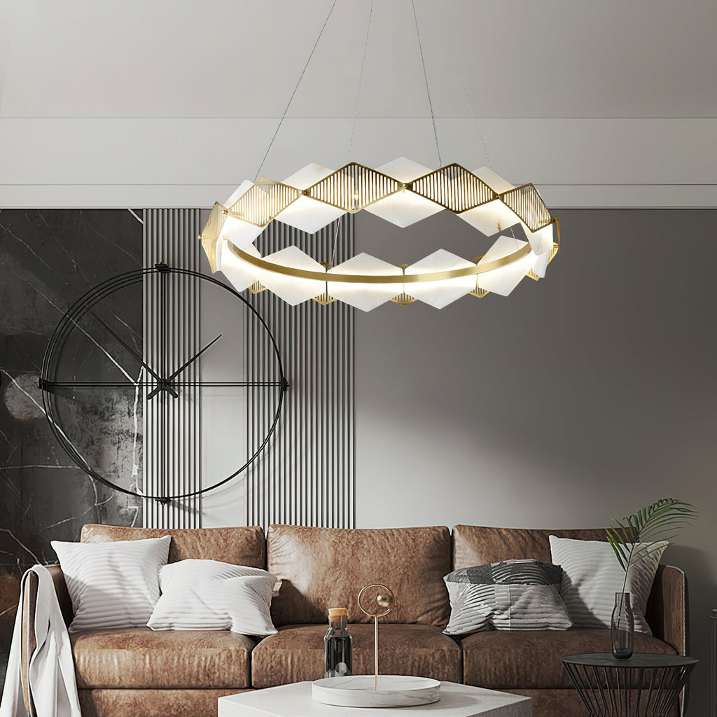 Radilum Rote Alabaster Chandelier