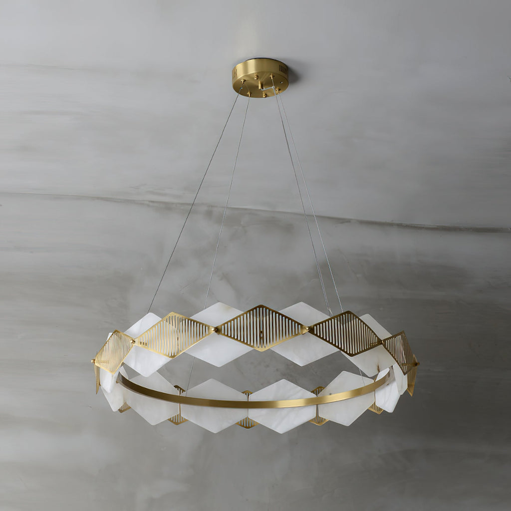 Radilum Rote Alabaster Chandelier