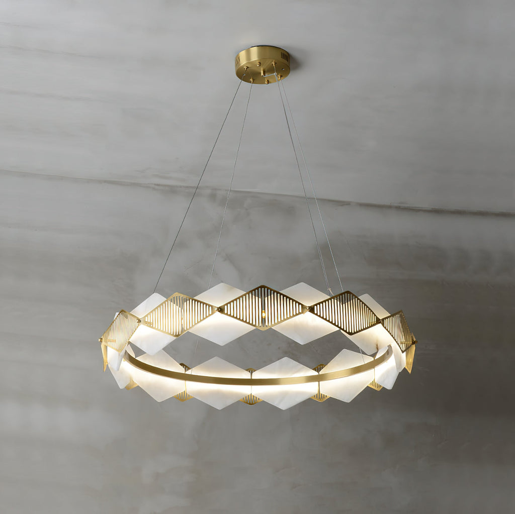 Radilum Rote Alabaster Chandelier