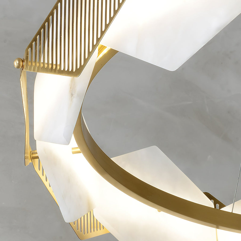 Radilum Rote Alabaster Chandelier
