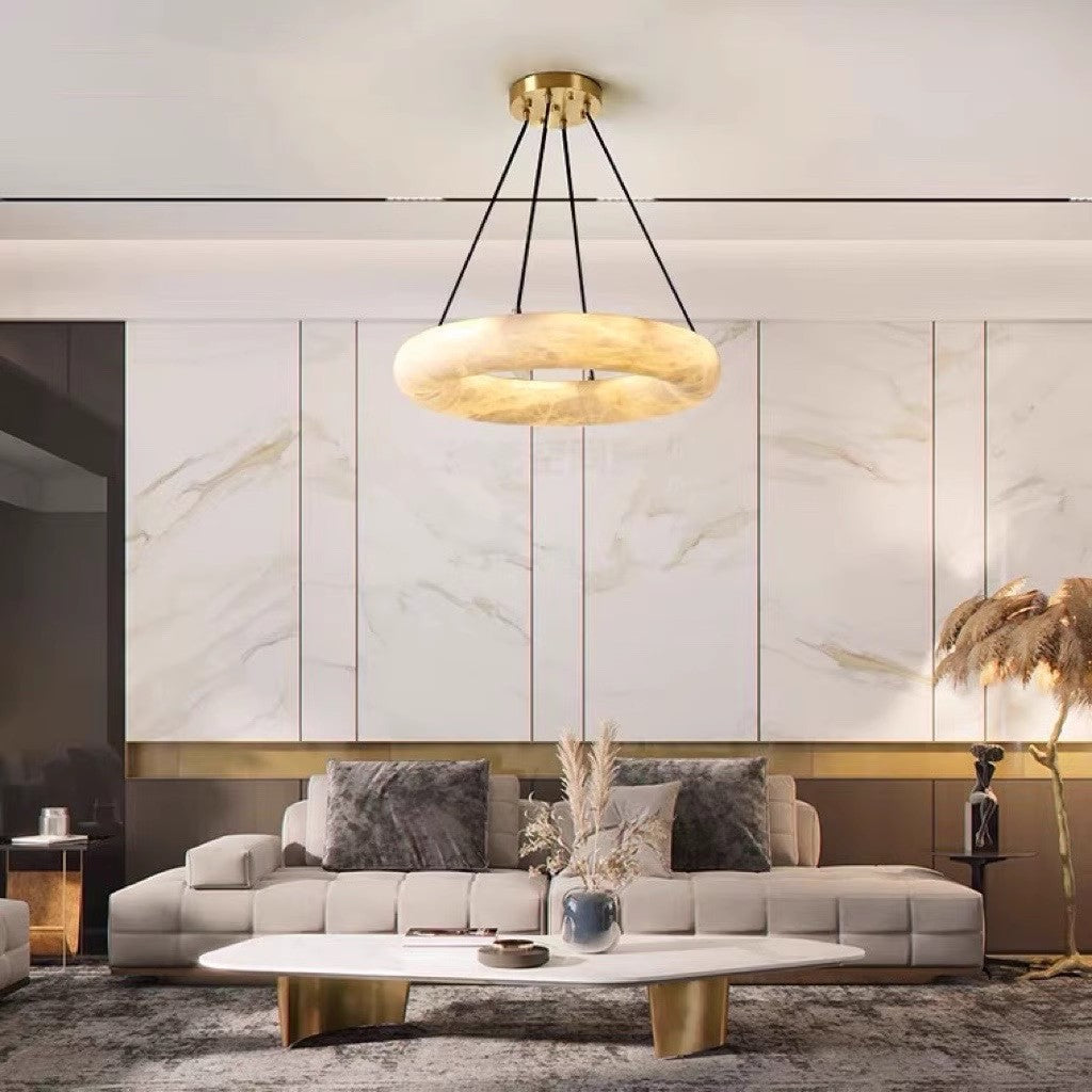 Radilum Scarlett Alabaster Chandelier