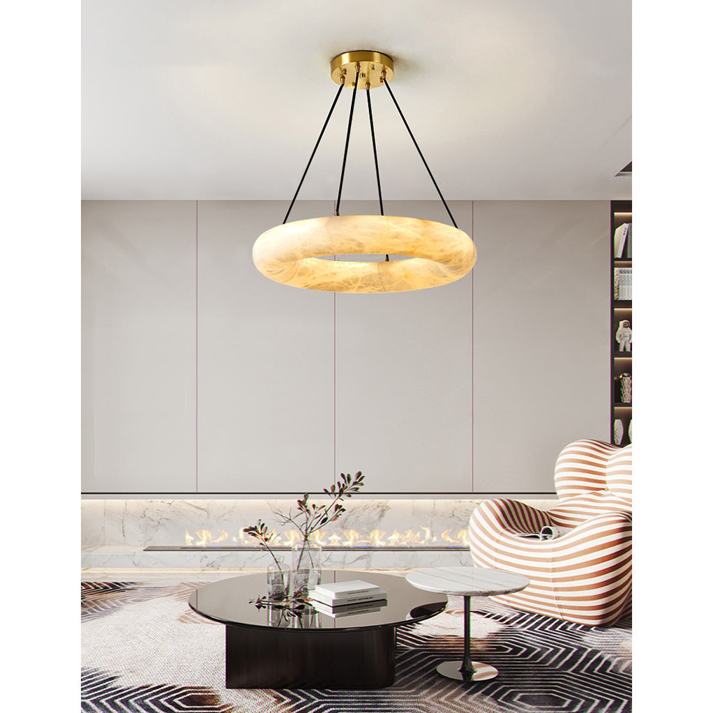 Radilum Scarlett Alabaster Chandelier