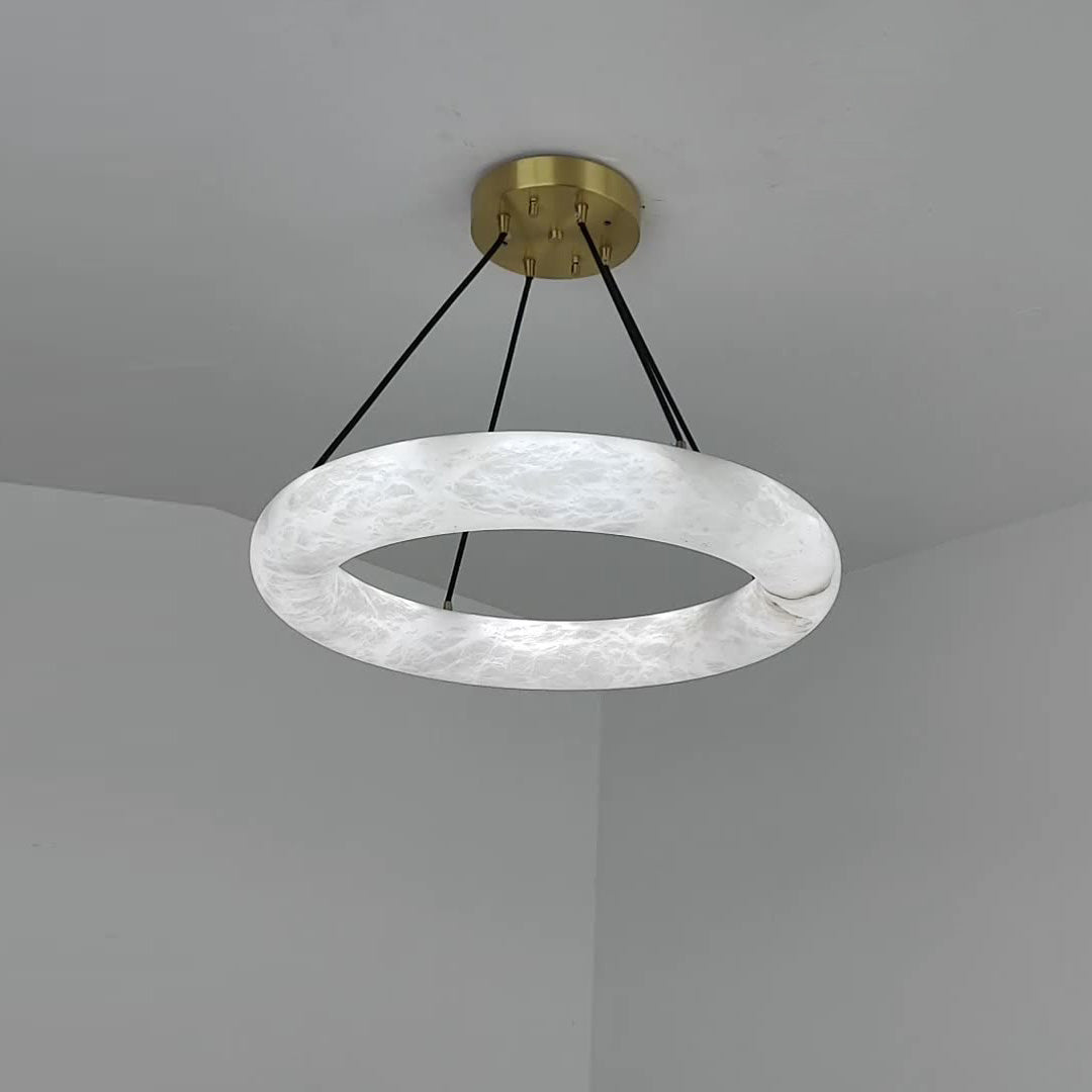 Radilum Scarlett Alabaster Chandelier