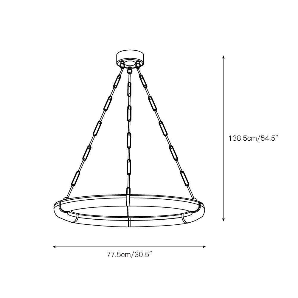 Radilum Sennett Alabaster Chandelier