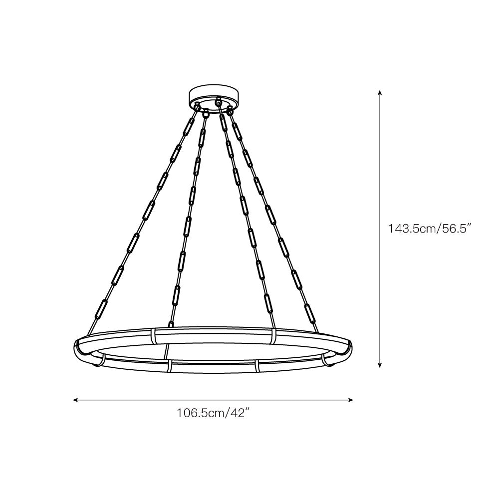 Radilum Sennett Alabaster Chandelier