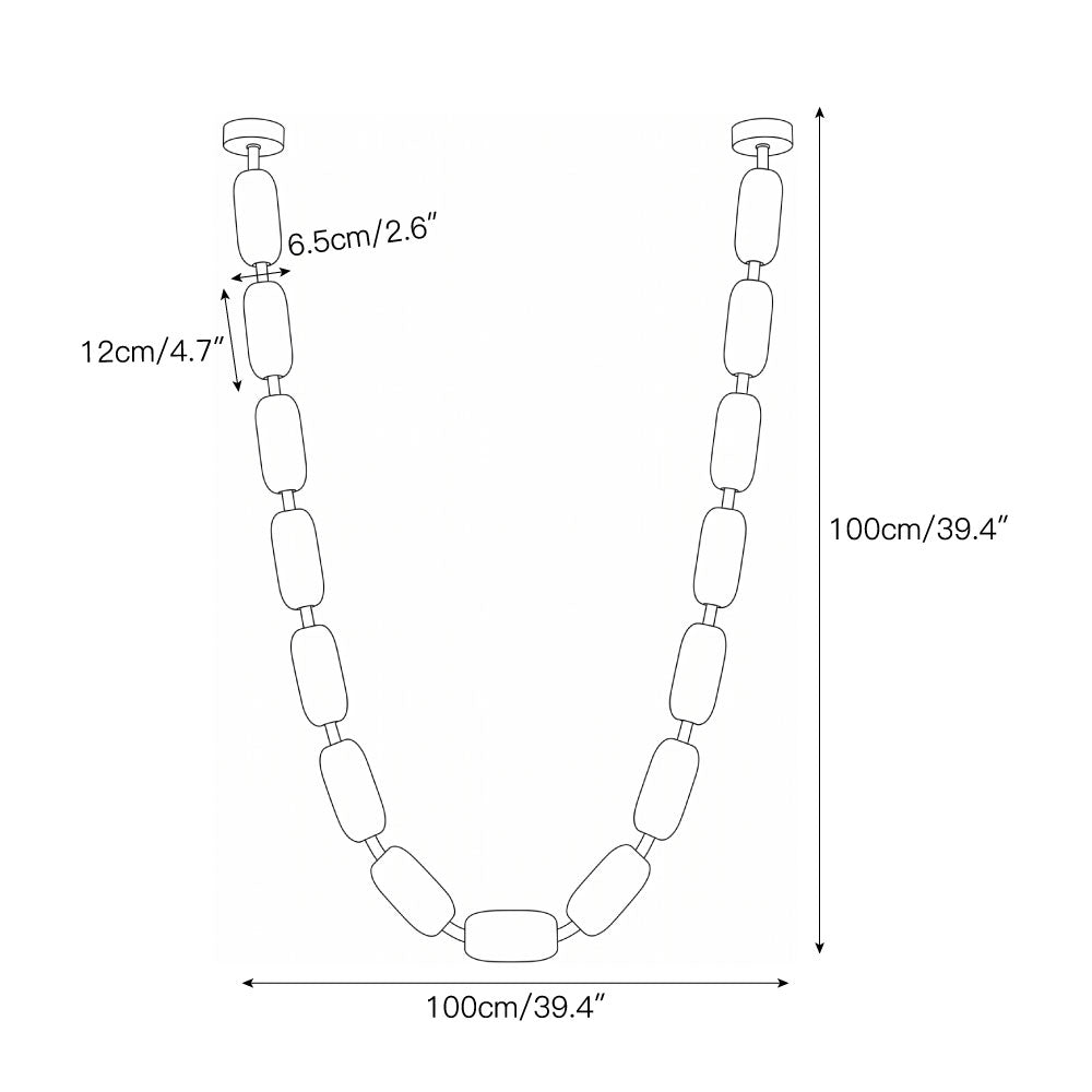 Radilum Seravelle Alabaster Chandelier