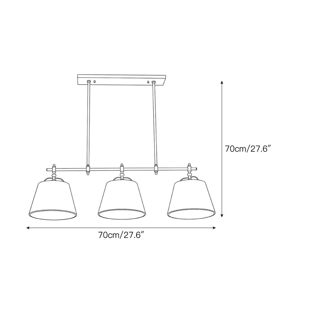Radilum Sloane Alabaster Chandelier Brass Frame