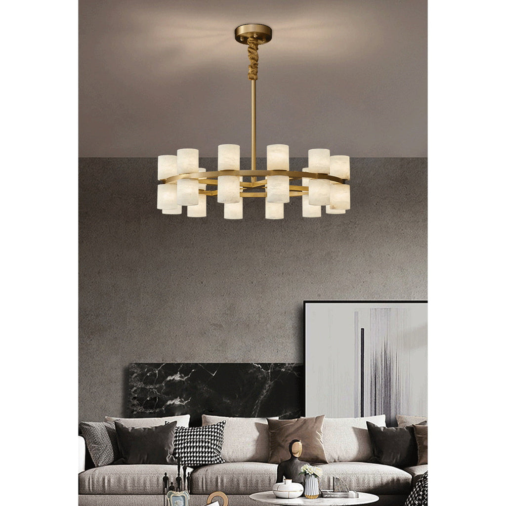 Radilum Tabitha Alabaster Chandelier