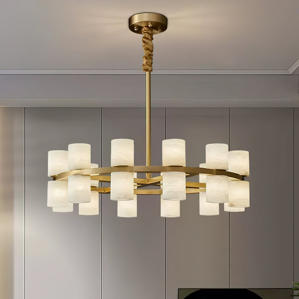 Radilum Tabitha Alabaster Chandelier