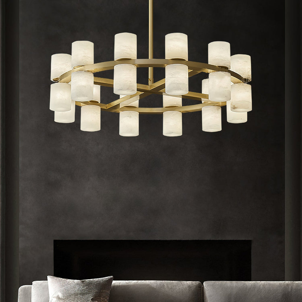 Radilum Tabitha Alabaster Chandelier
