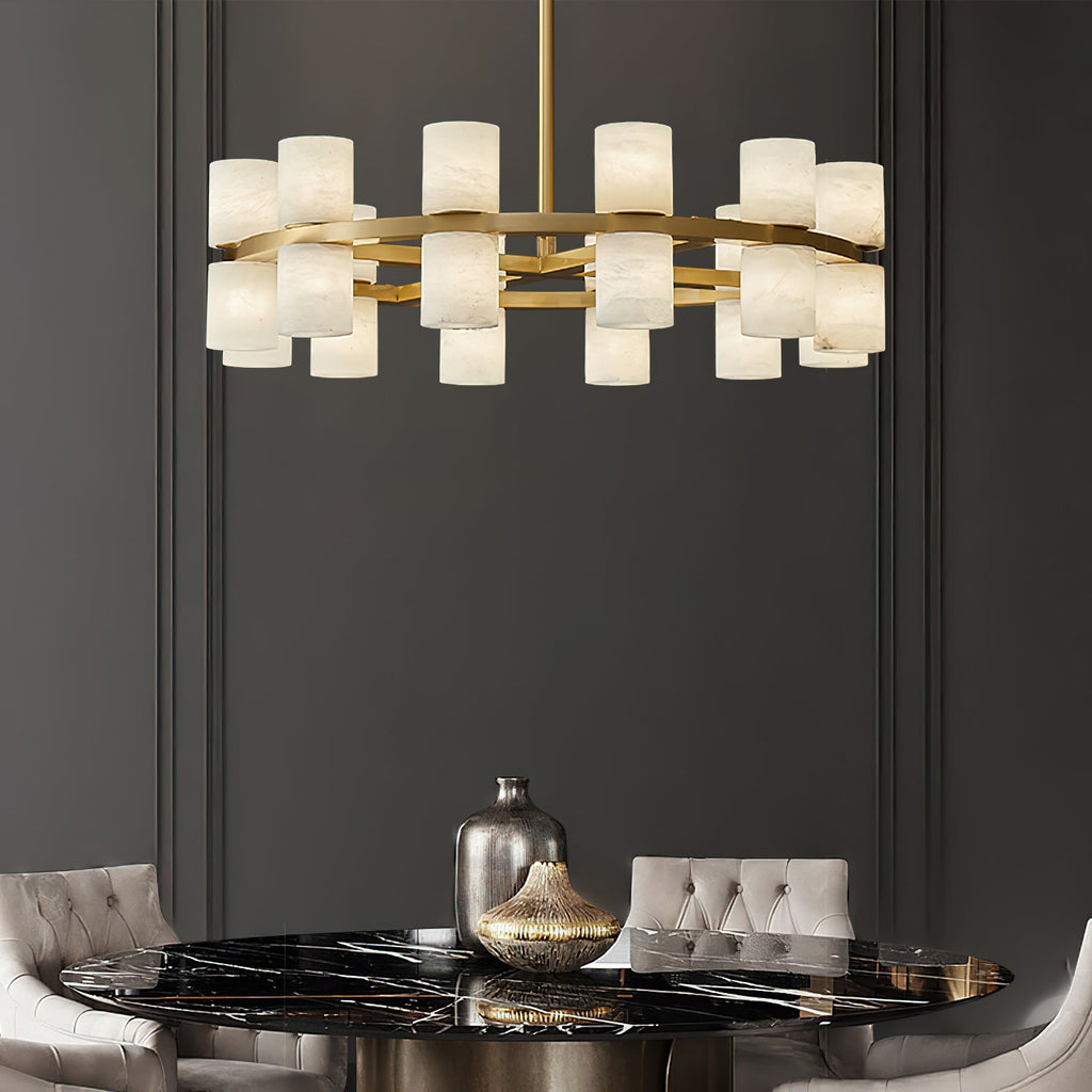 Radilum Tabitha Alabaster Chandelier