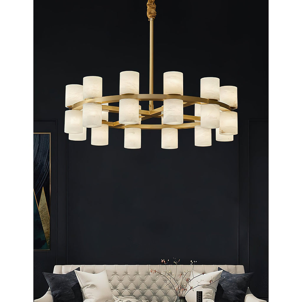 Radilum Tabitha Alabaster Chandelier