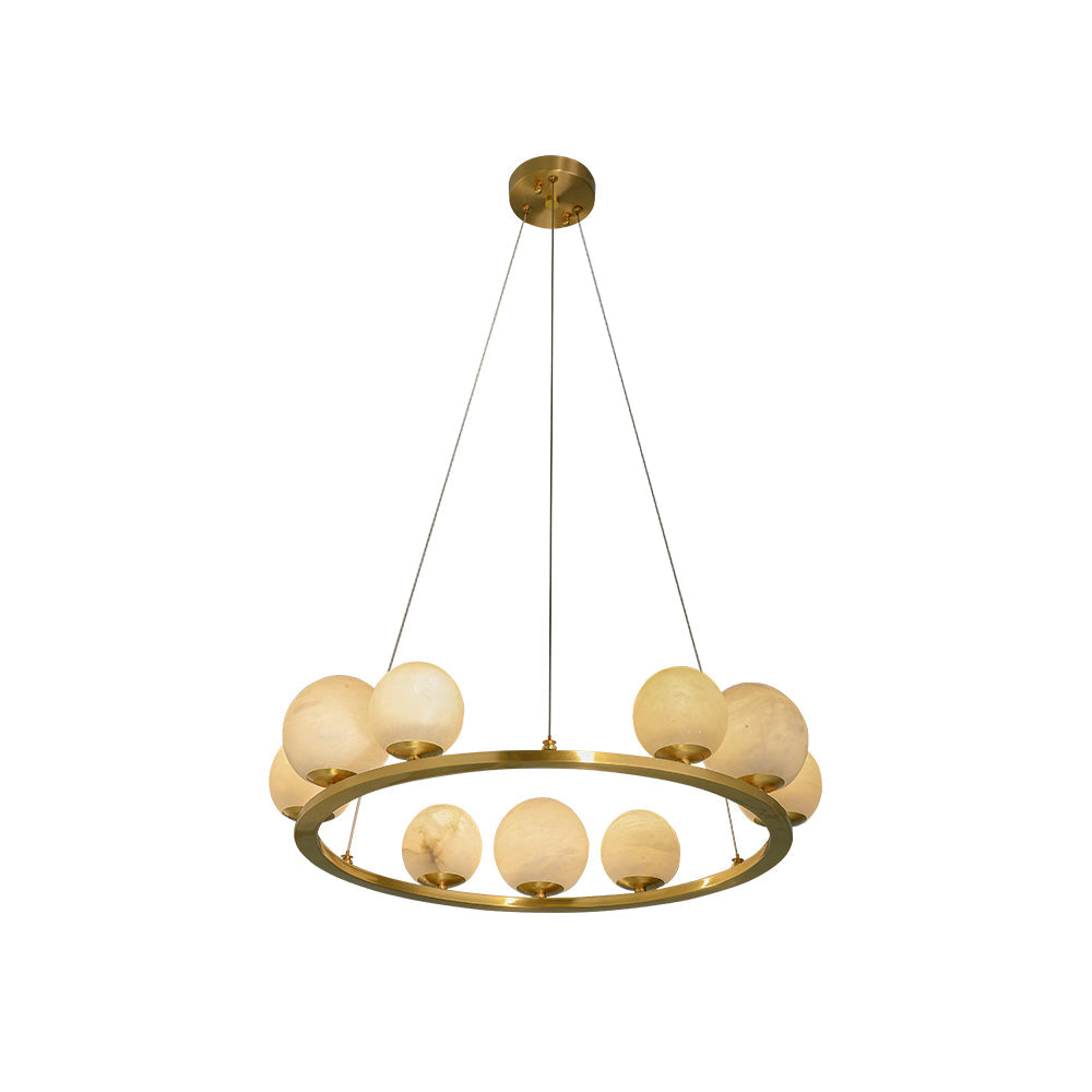 Radilum Tagliato Alabaster Chandelier