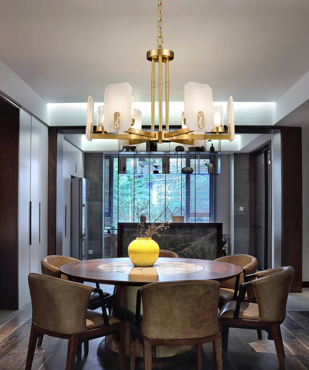 Radilum Upton Alabaster Chandelier
