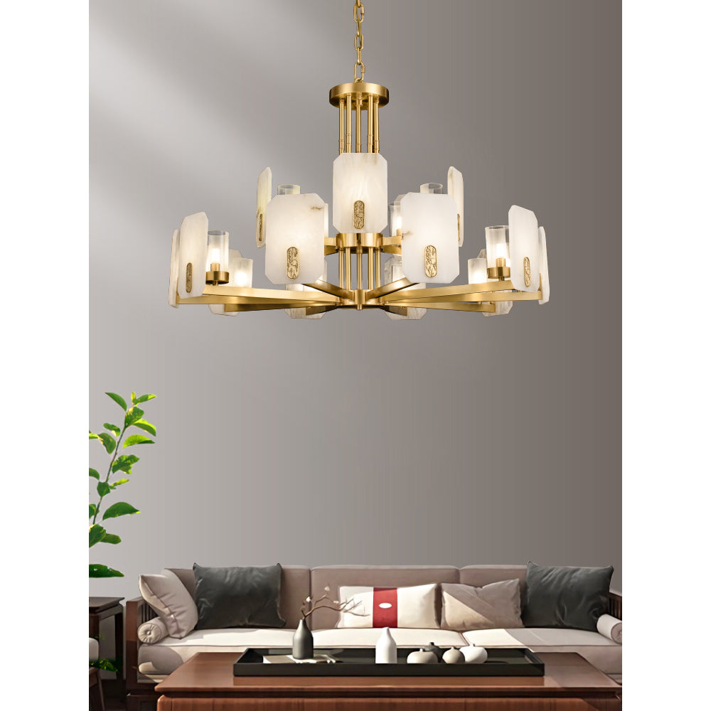 Radilum Upton Alabaster Chandelier