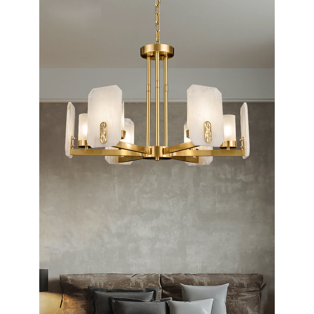 Radilum Upton Alabaster Chandelier