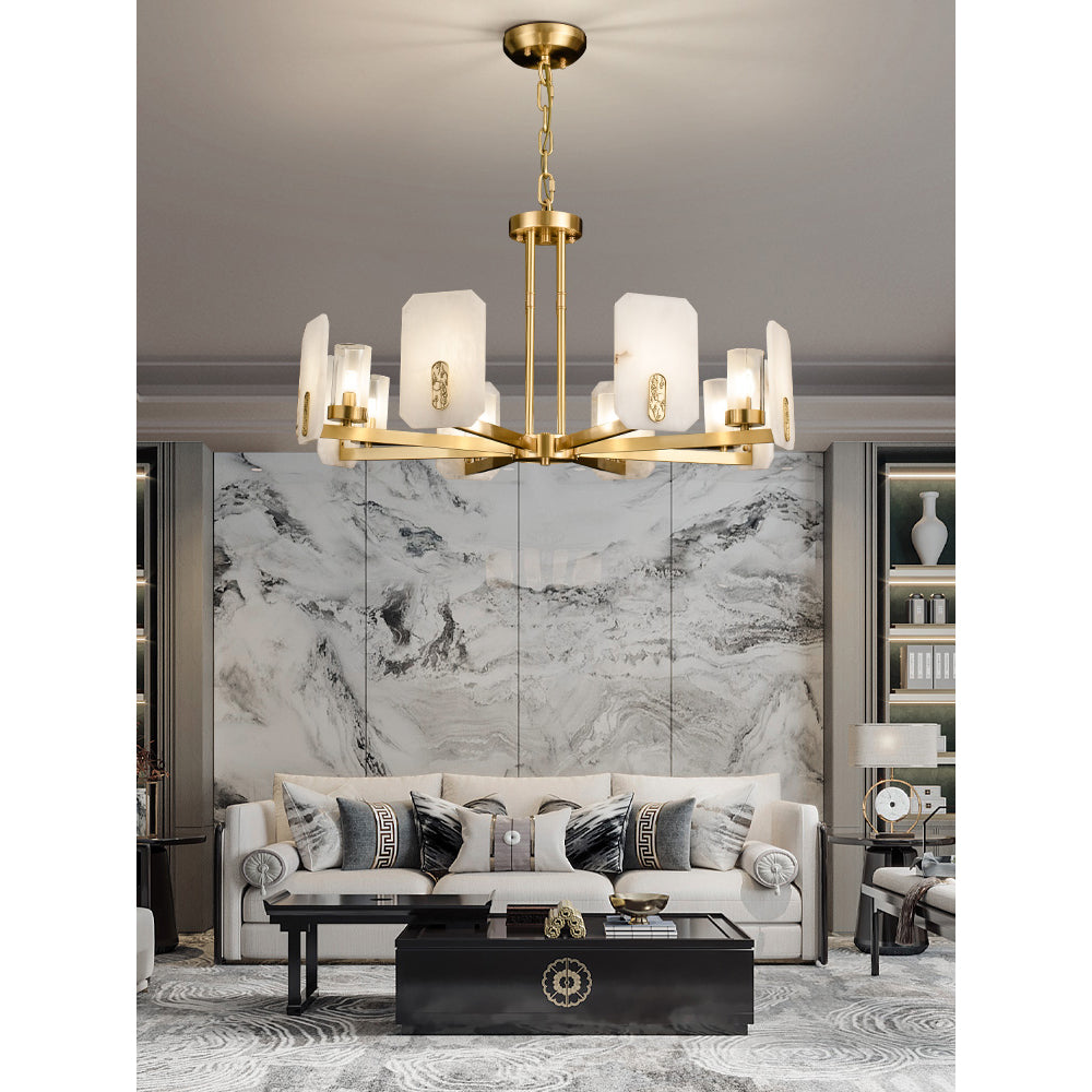 Radilum Upton Alabaster Chandelier