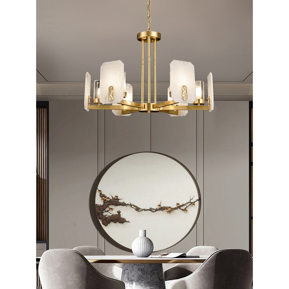 Radilum Upton Alabaster Chandelier