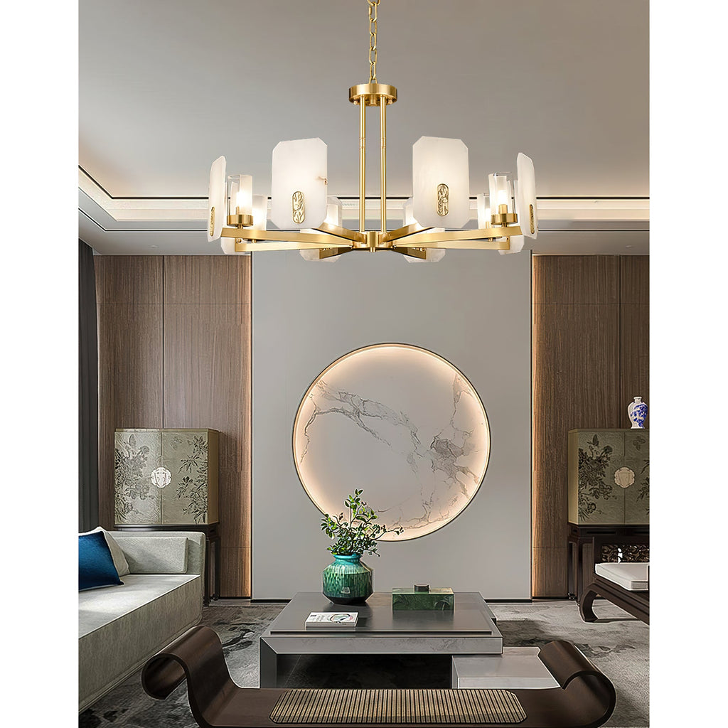 Radilum Upton Alabaster Chandelier