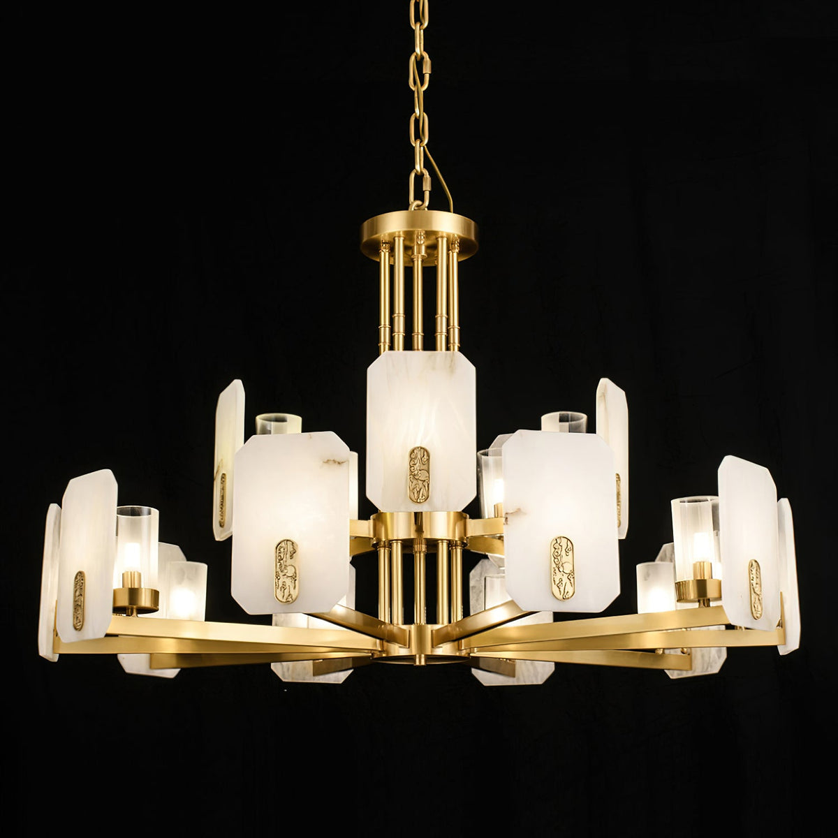 Radilum Upton Alabaster Chandelier
