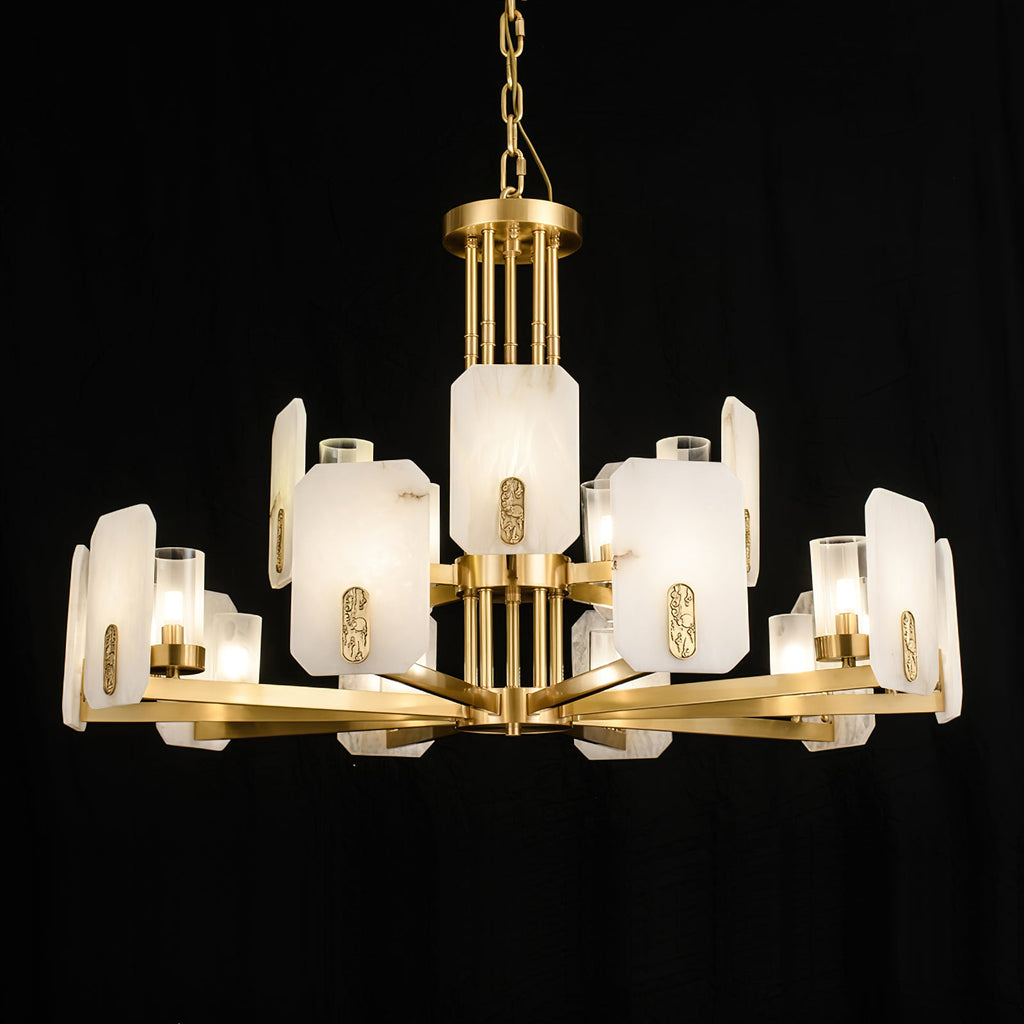 Radilum Upton Alabaster Chandelier