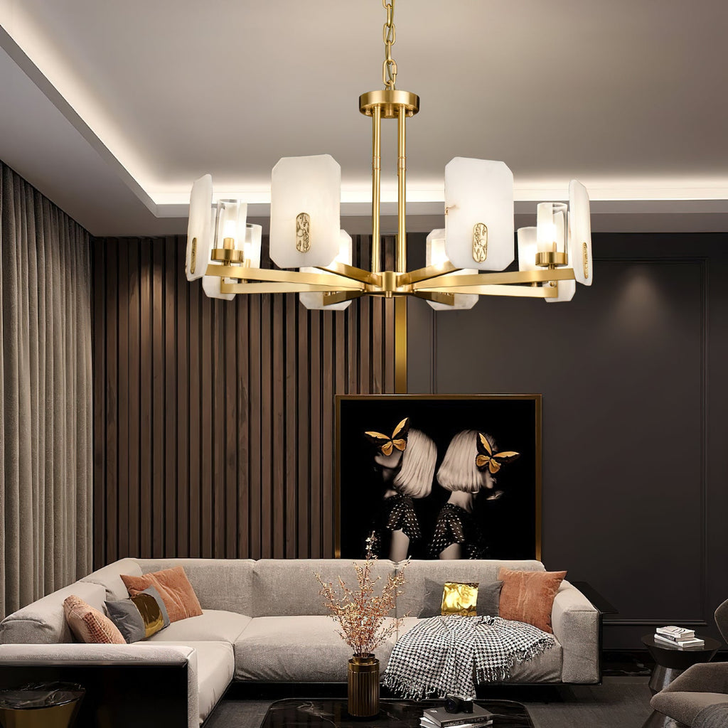 Radilum Upton Alabaster Chandelier