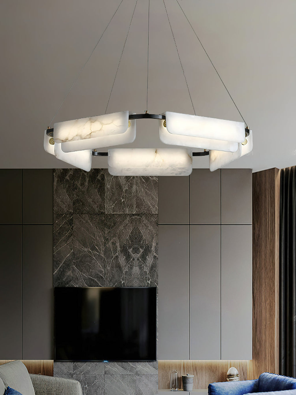 Radilum Years Alabaster Chandelier