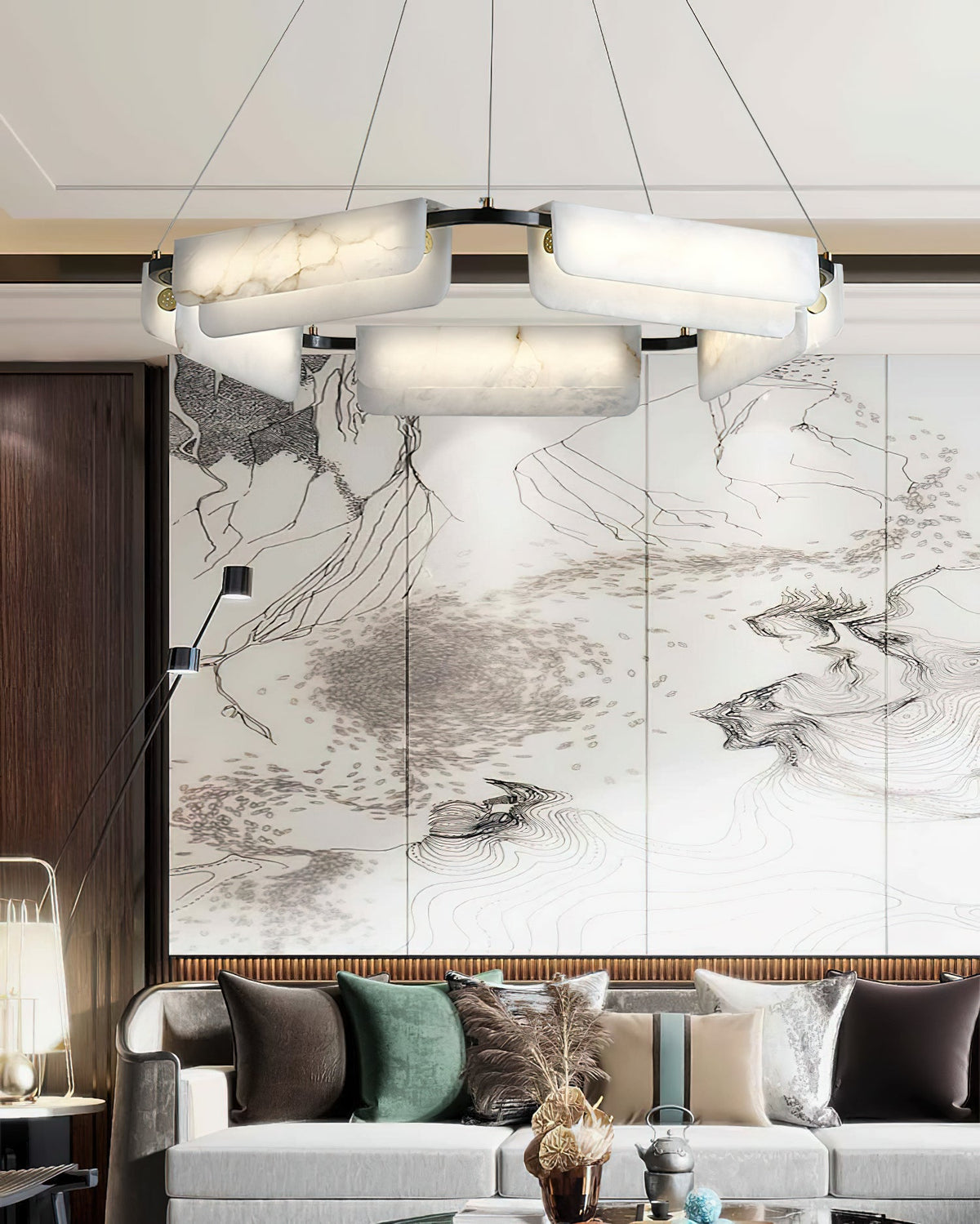 Radilum Years Alabaster Chandelier