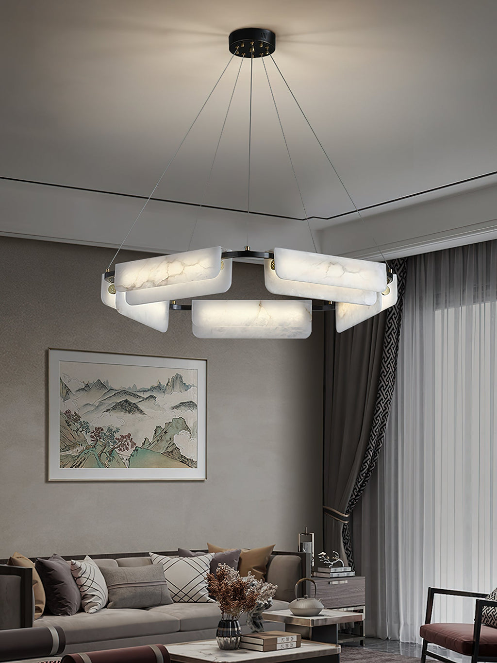 Radilum Years Alabaster Chandelier