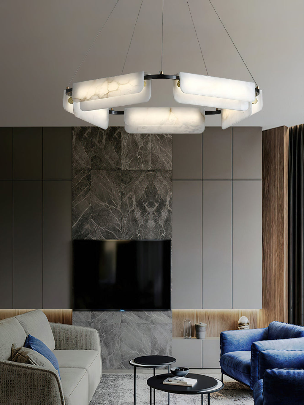 Radilum Years Alabaster Chandelier