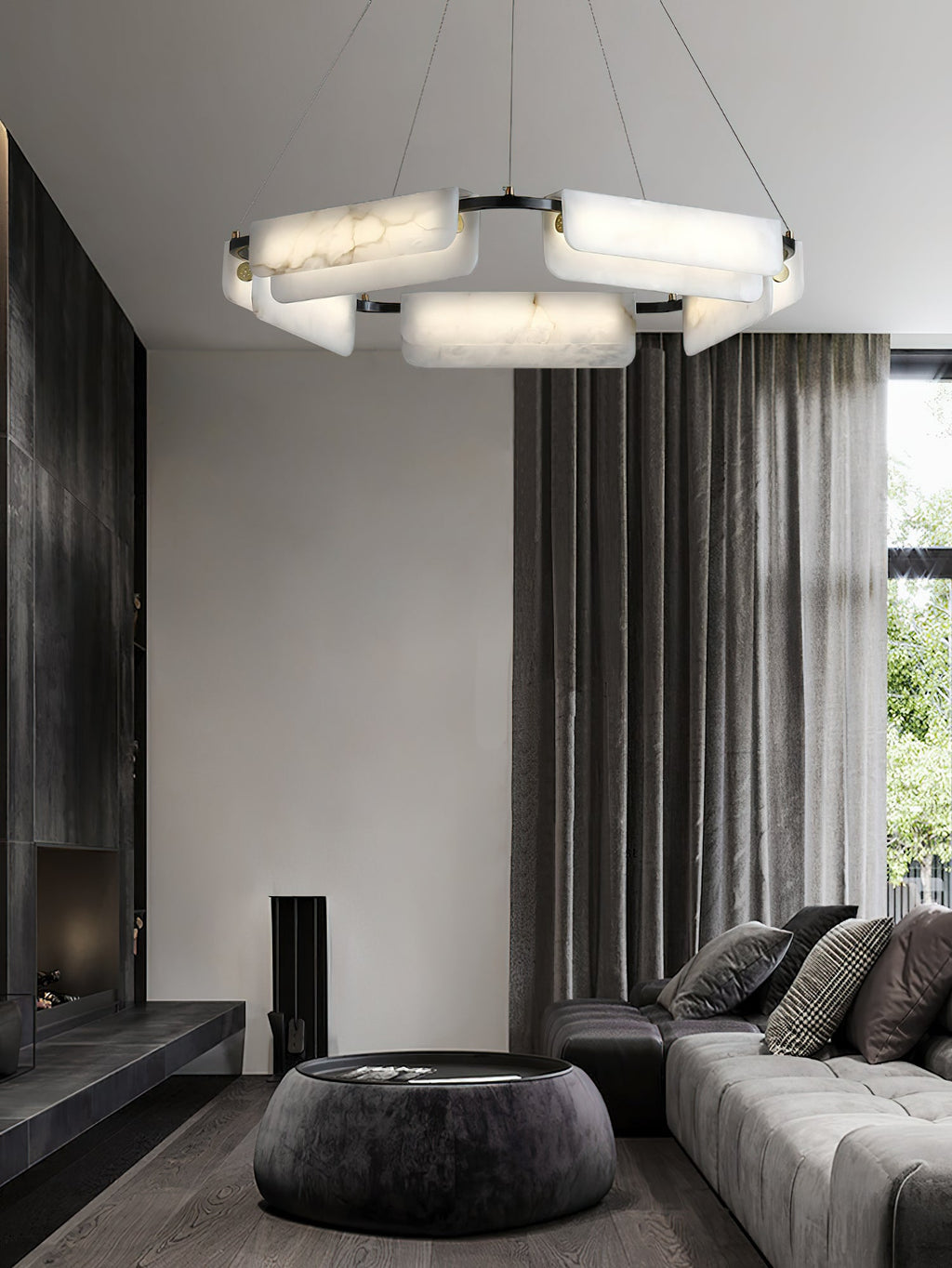 Radilum Years Alabaster Chandelier