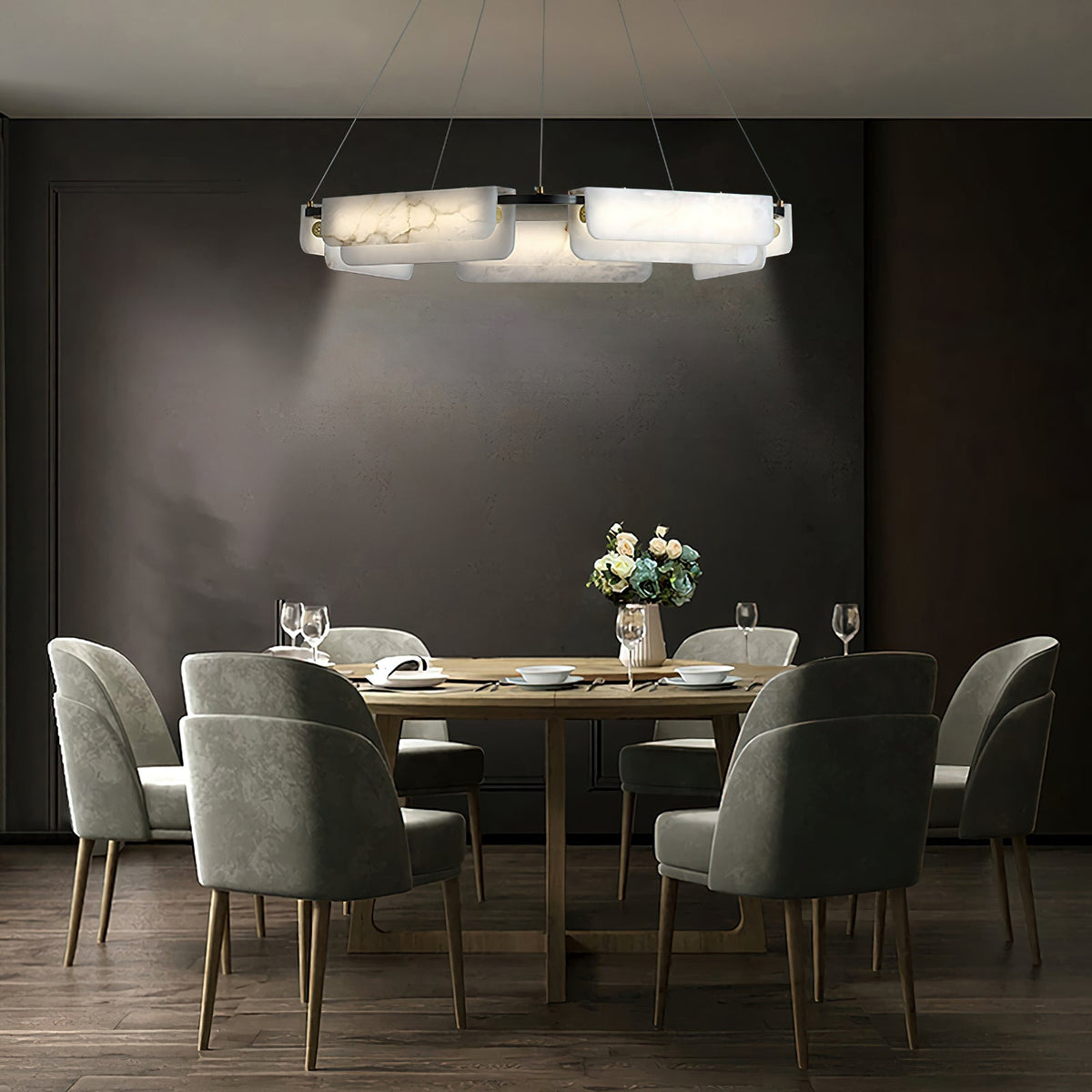 Radilum Years Alabaster Chandelier