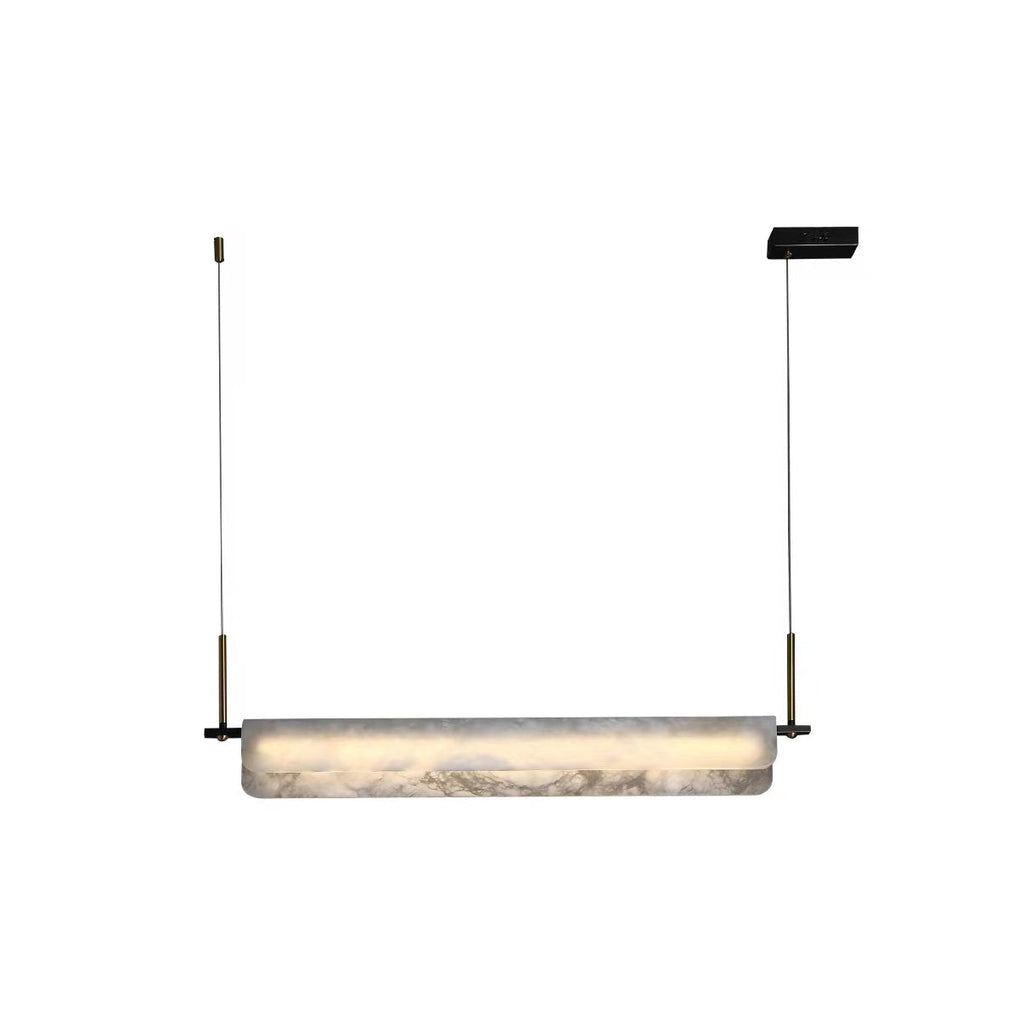 Radilum Years Alabaster Pendant Light Brass Integrated LED