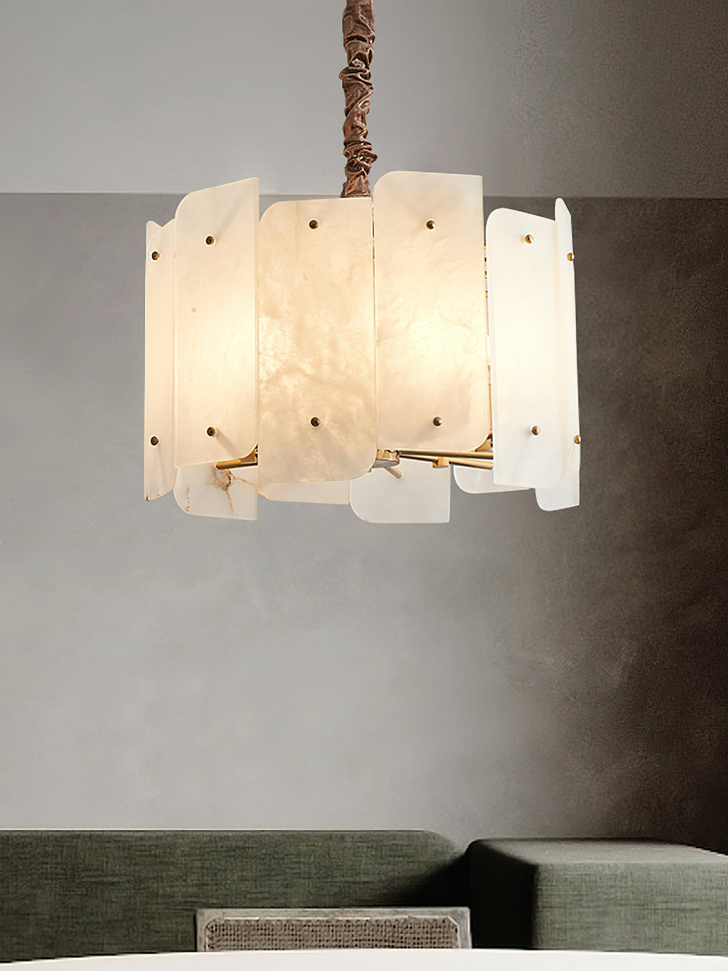 Radilum Zoe Tiered Alabaster Chandelier